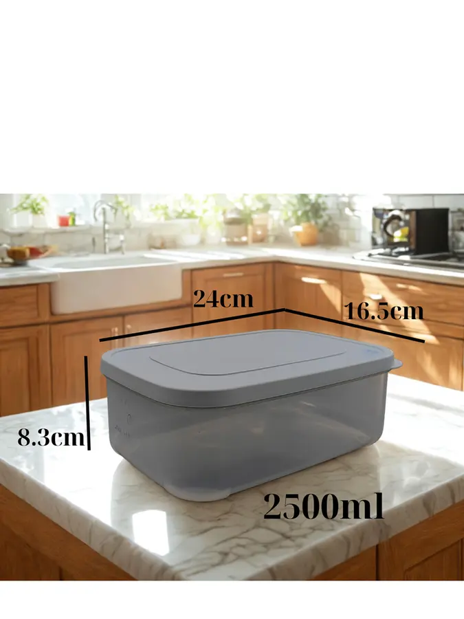 Bộ hộp thực phẩm AKIKO 1500ml-2000ml-2500ml